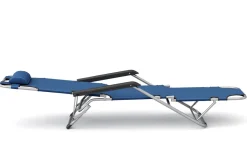 Liegestuhl Campingstuhl blau