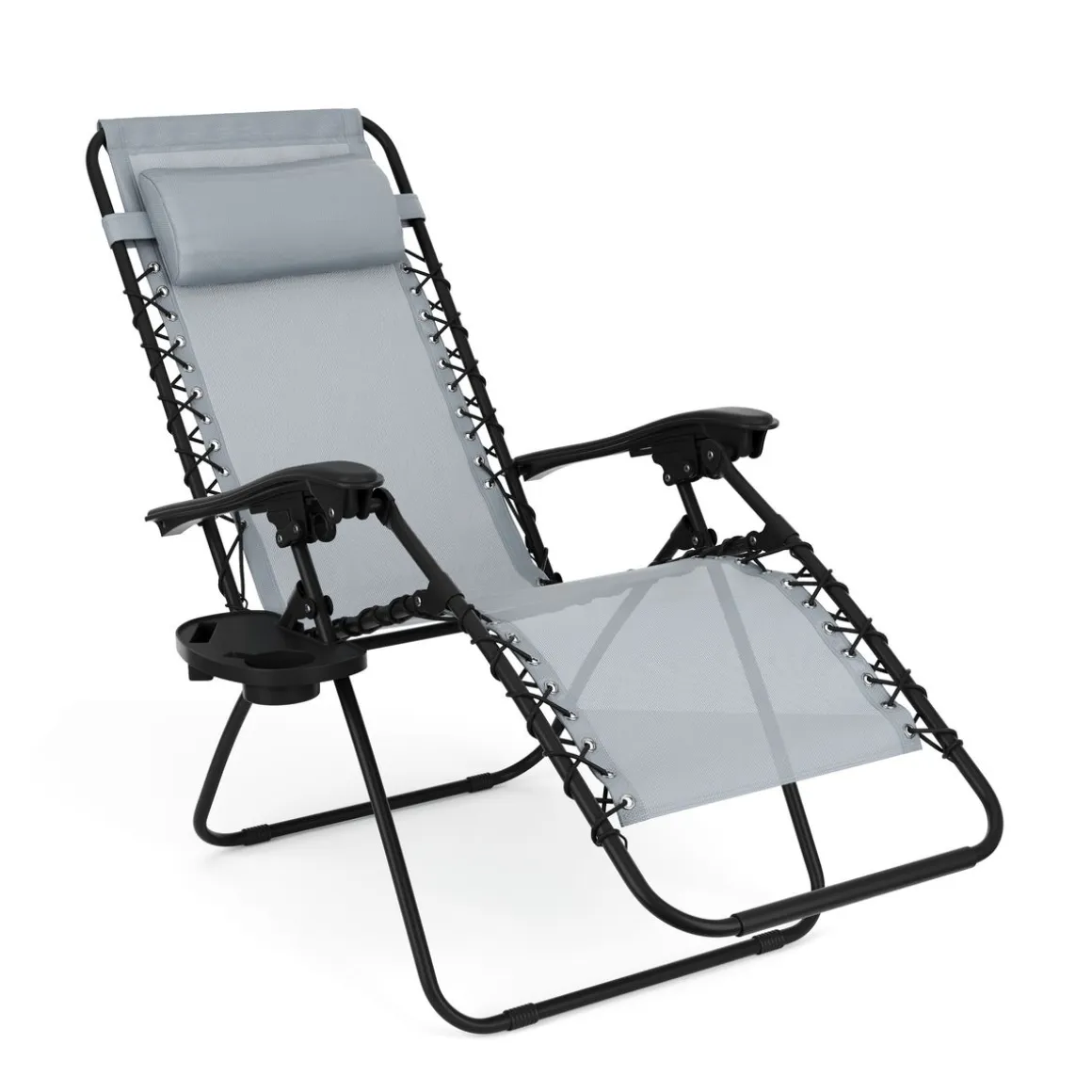 Liegestuhl Campingstuhl DELILAH grau
