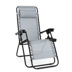Liegestuhl Campingstuhl DELILAH grau