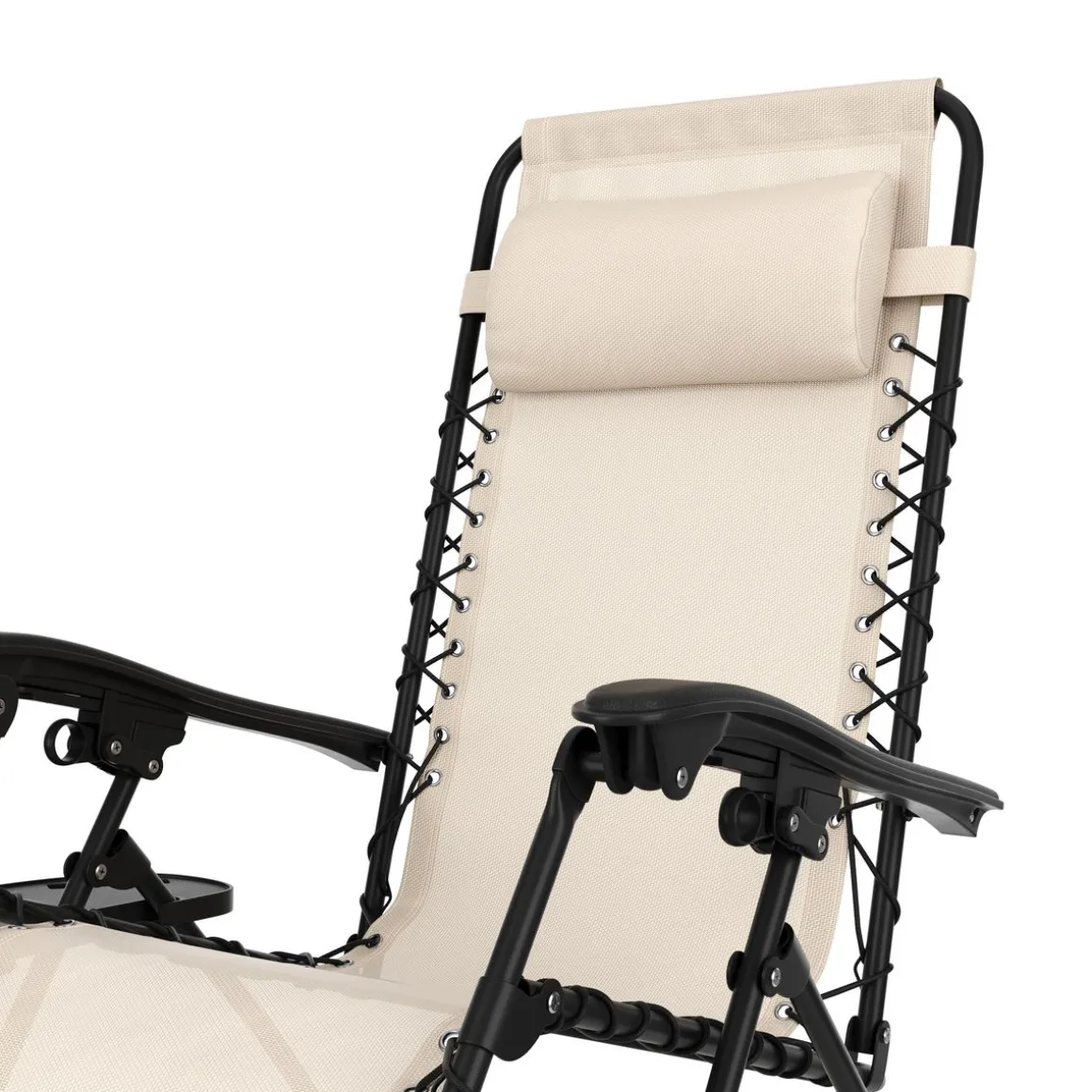 Liegestuhl Campingstuhl DELILAH beige