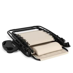 Liegestuhl Campingstuhl DELILAH beige