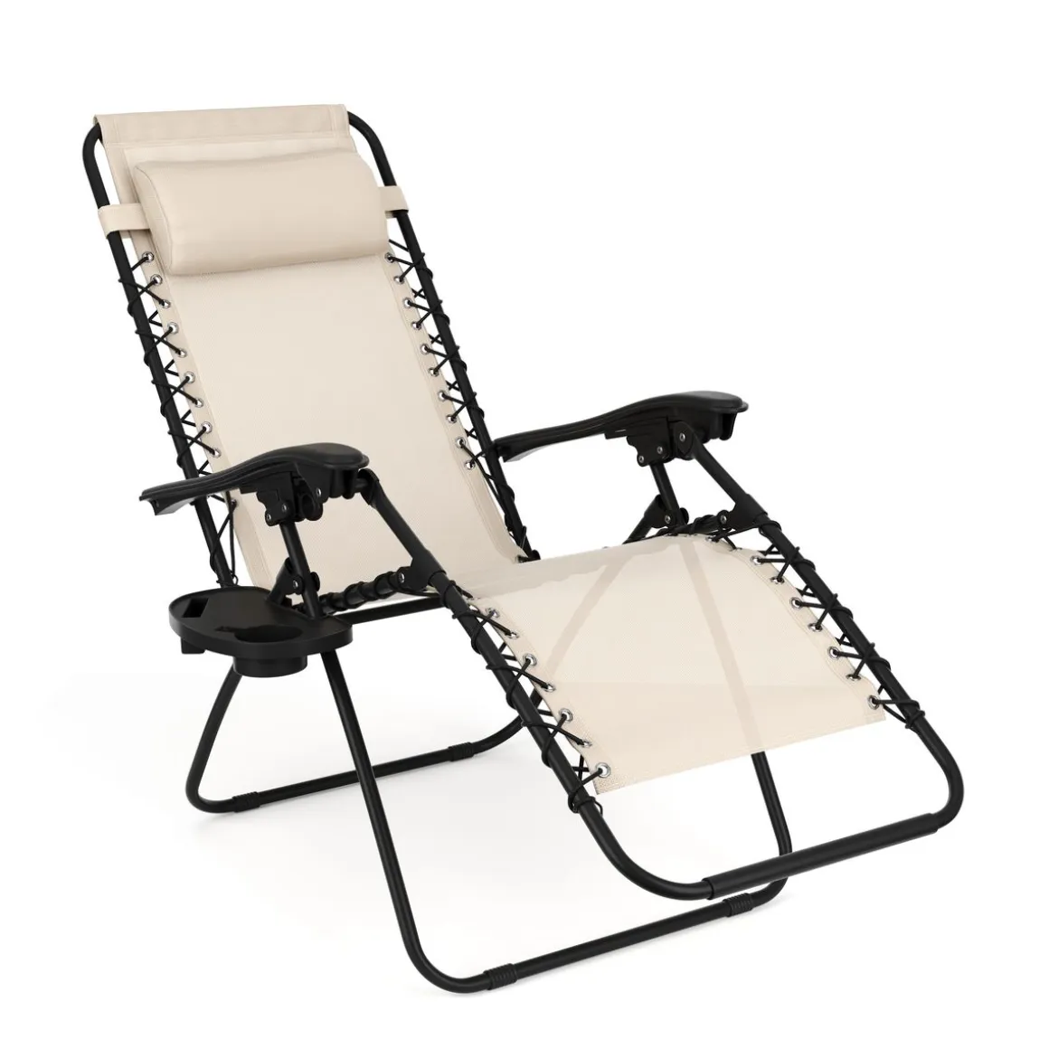 Liegestuhl Campingstuhl DELILAH beige