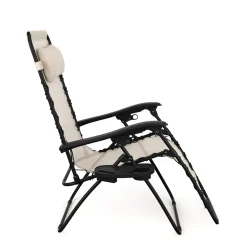 Liegestuhl Campingstuhl DELILAH beige