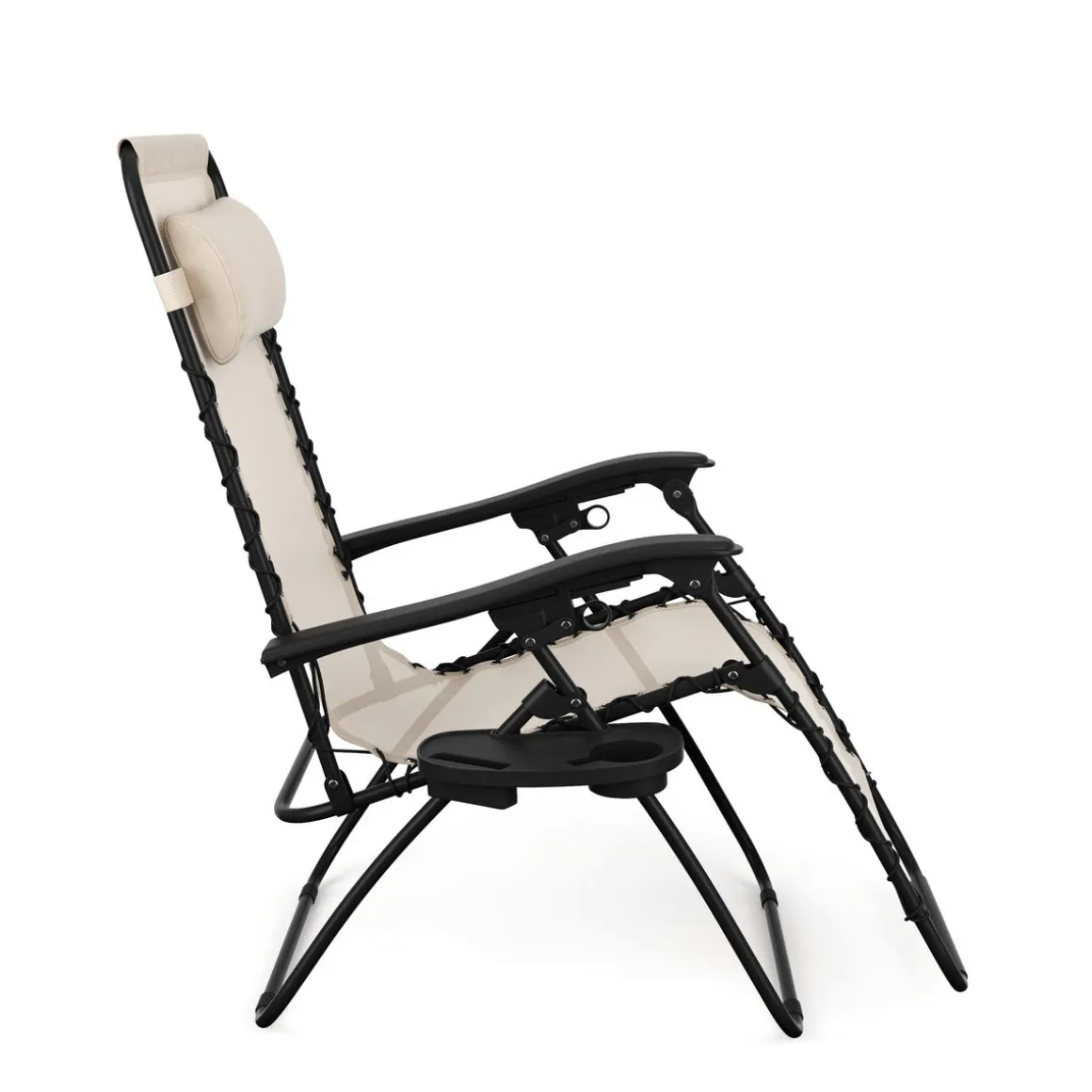 Liegestuhl Campingstuhl DELILAH beige