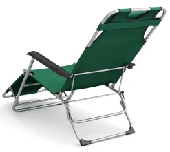 Liegestuhl Campingstuhl grün