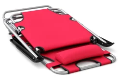 Liegestuhl Campingstuhl rot 2er Set