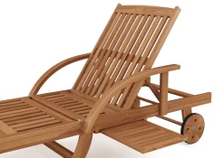 Liegestuhl Holz LEVISA klappbar