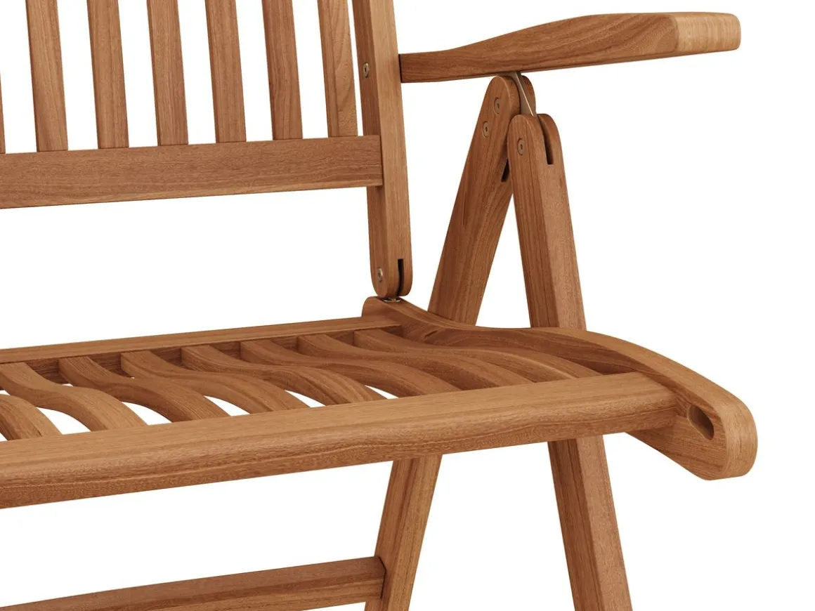 Liegestuhl Holz LIGURIA klappbar
