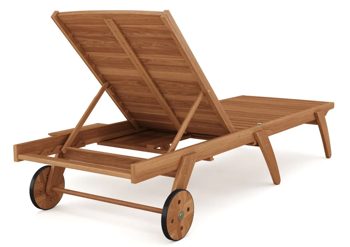 Liegestuhl Holz LOVINA klappbar