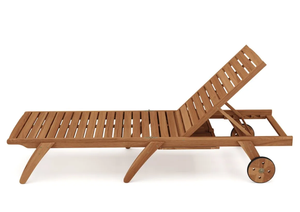 Liegestuhl Holz LOVINA klappbar