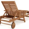 Liegestuhl Holz MAYANA klappbar