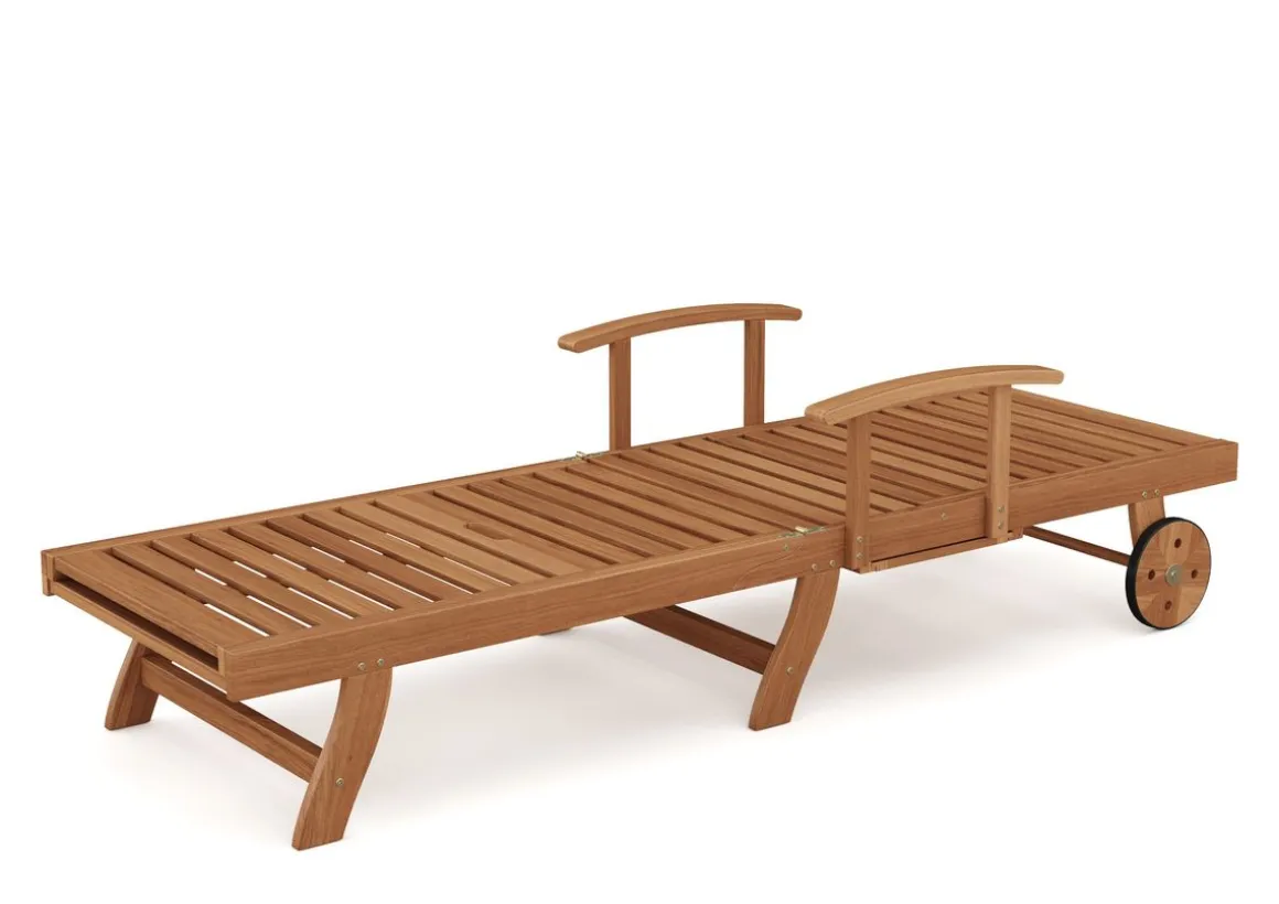 Liegestuhl Holz MAYANA klappbar