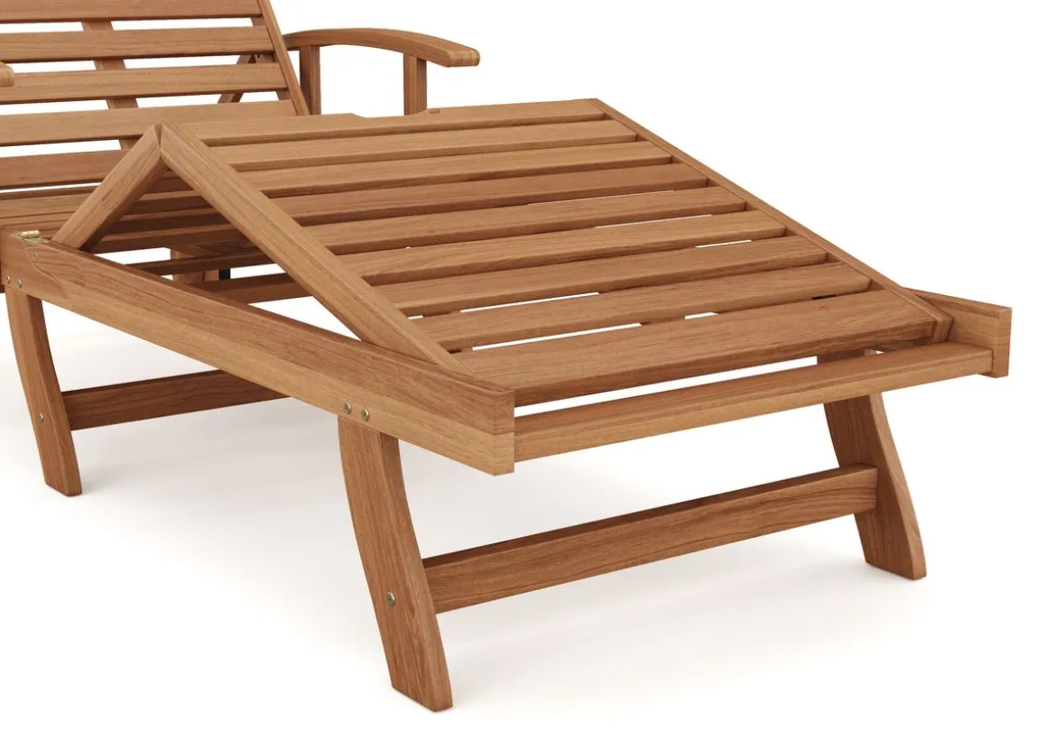 Liegestuhl Holz MAYANA klappbar