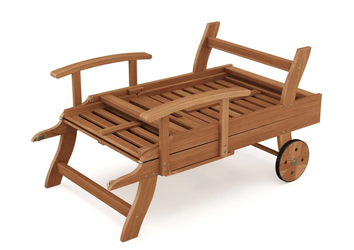 Liegestuhl Holz MAYANA klappbar