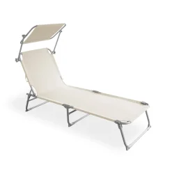 Liegestuhl LETTINO beige