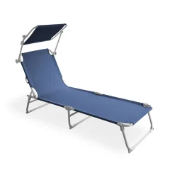 Liegestuhl LETTINO blau