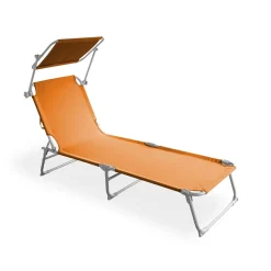 Liegestuhl LETTINO orange
