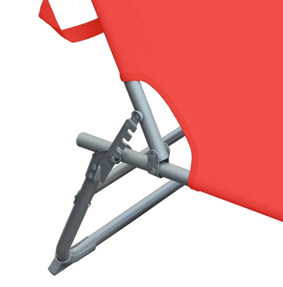 Liegestuhl LETTINO rot