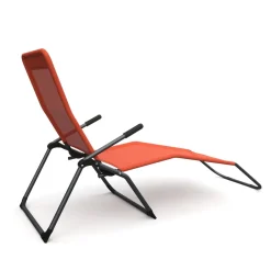 Liegestuhl orange 2er Set