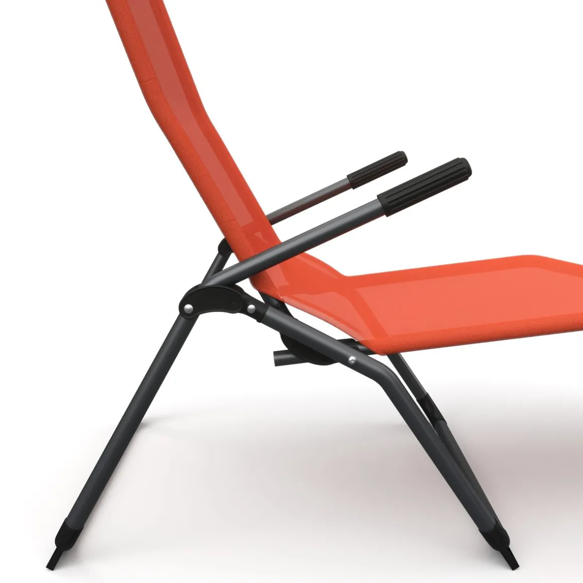 Liegestuhl orange 2er Set