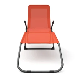 Liegestuhl orange 2er Set
