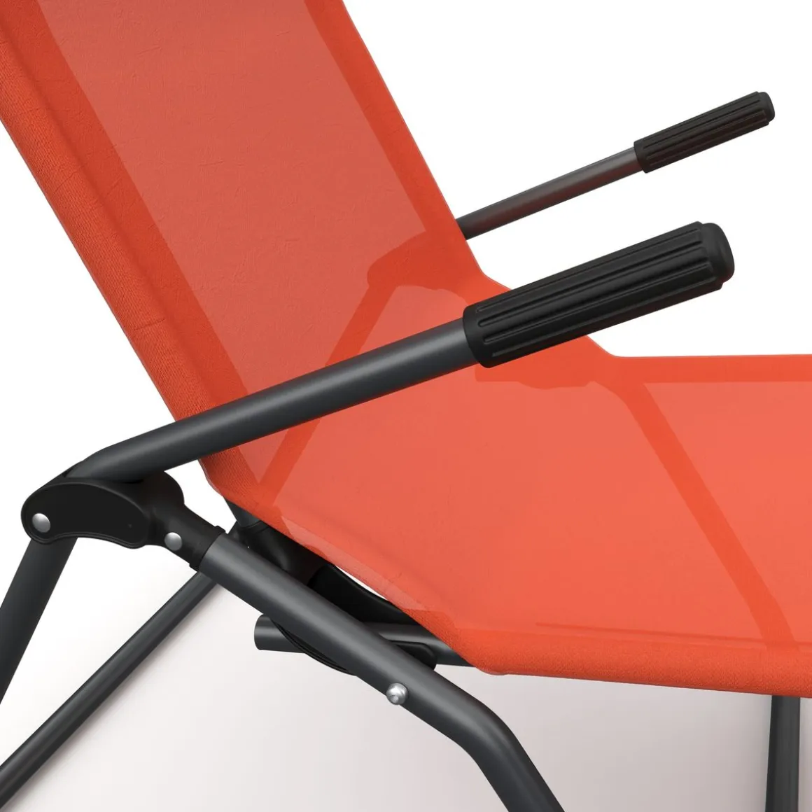 Liegestuhl orange 2er Set