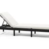 Liegestuhl Rattan COSI schwarz