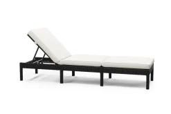 Liegestuhl Rattan COSI schwarz