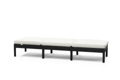 Liegestuhl Rattan COSI schwarz