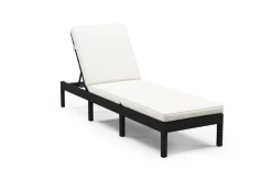 Liegestuhl Rattan COSI schwarz