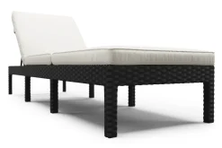 Liegestuhl Rattan COSI schwarz