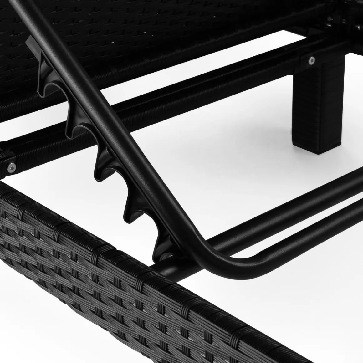 Liegestuhl Rattan COSI schwarz