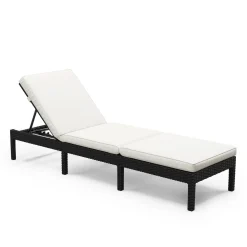 Liegestuhl Rattan COSI schwarz