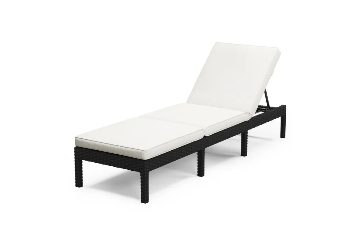 Liegestuhl Rattan COSI schwarz