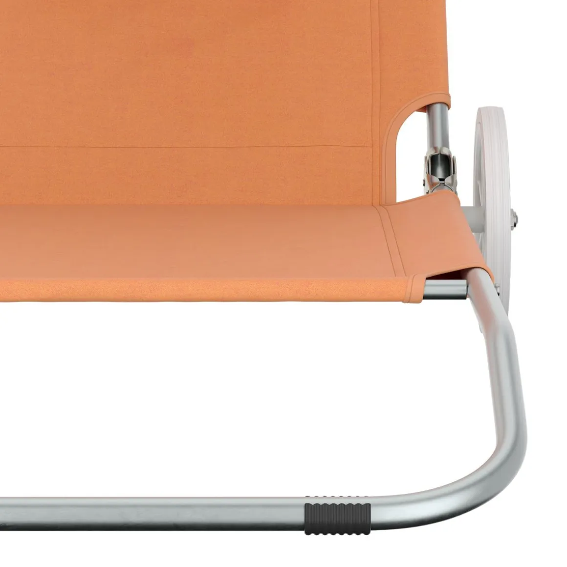 Liegestuhl SALINE mit Rollen orange
