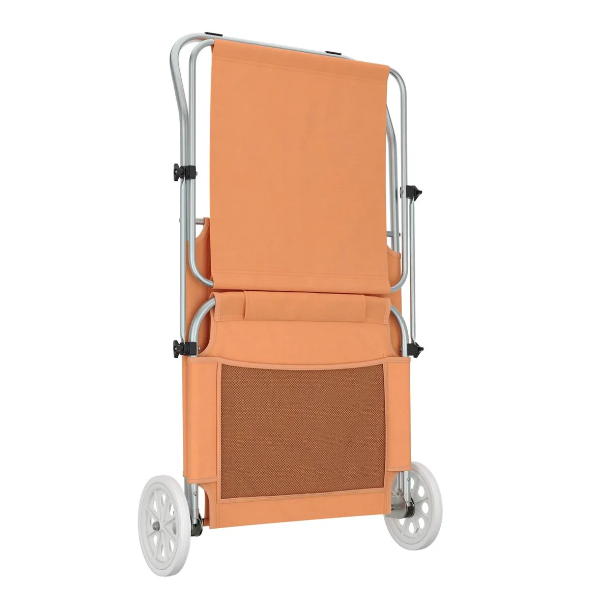 Liegestuhl SALINE mit Rollen orange