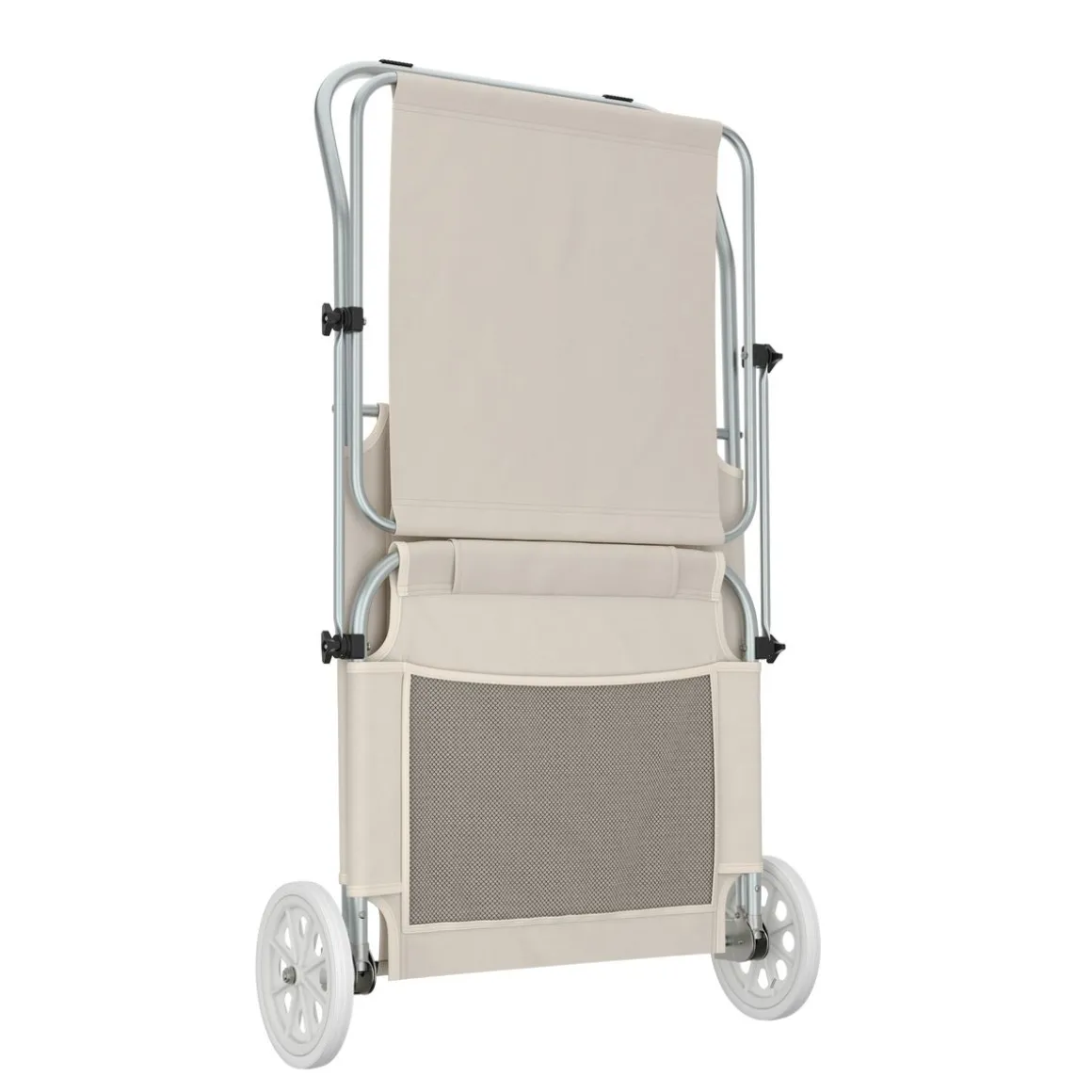 Liegestuhl SALINE mit Rollen beige