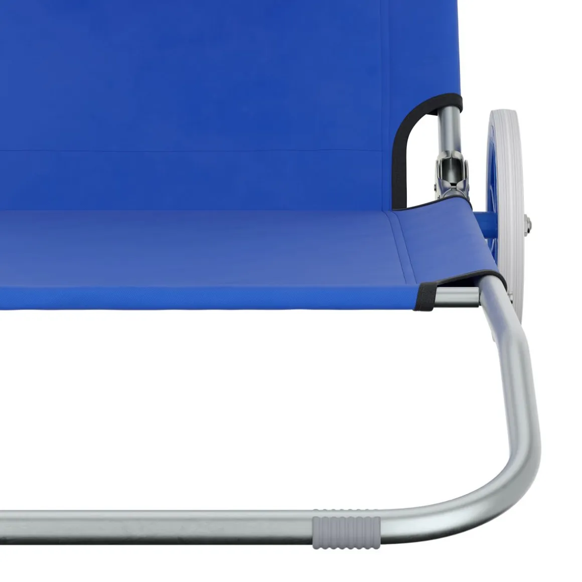 Liegestuhl SALINE mit Rollen blau