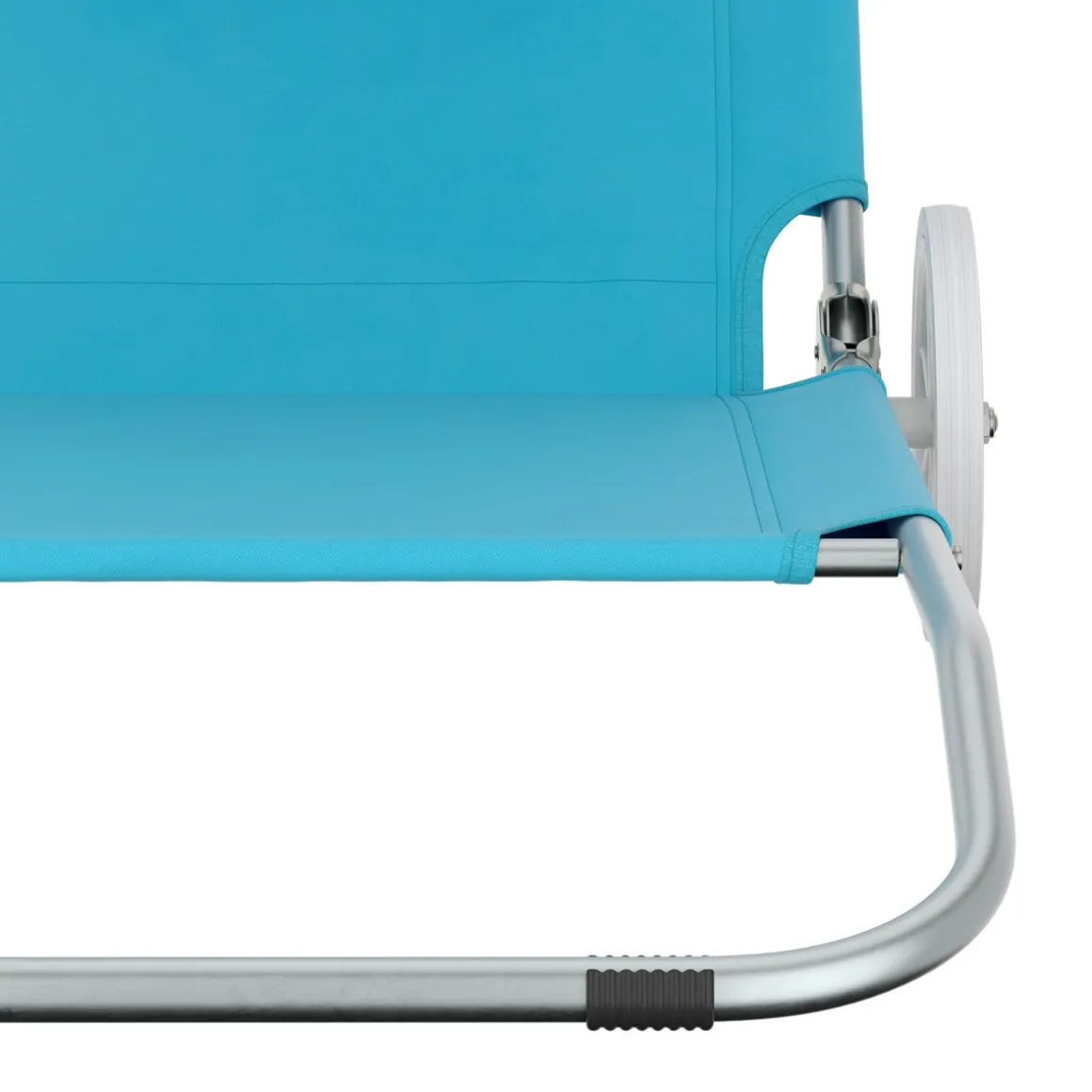 Liegestuhl SALINE mit Rollen hellblau