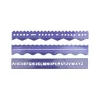 Lineal Set 30 cm 3-teilig blau