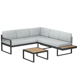 Lounge ALLEGRA hellgrau