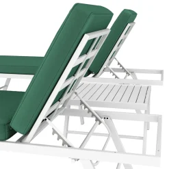 Lounge CALVI multifunktional grün/weiss