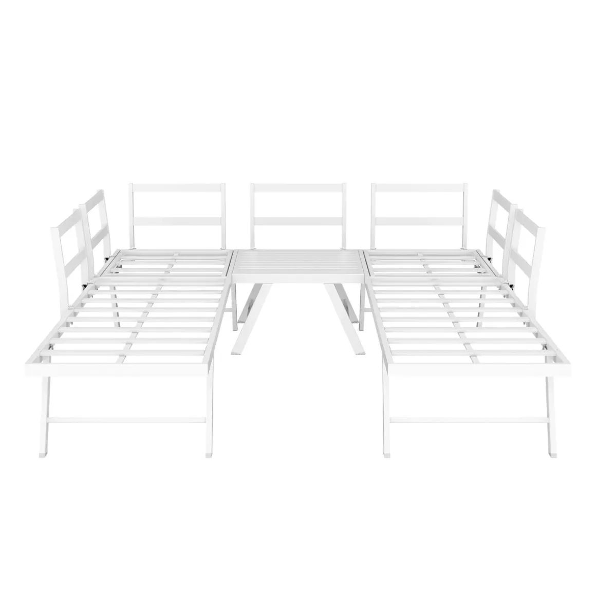 Lounge CALVI multifunktional beige/weiss