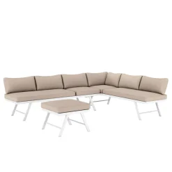 Lounge CALVI multifunktional beige/weiss