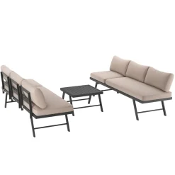 Lounge CALVI multifunktional beige/anthrazit