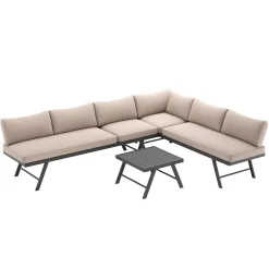 Lounge CALVI multifunktional beige/anthrazit