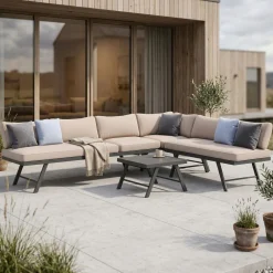 Lounge CALVI multifunktional beige/anthrazit