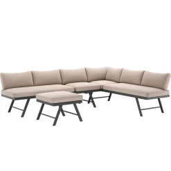 Lounge CALVI multifunktional beige/anthrazit