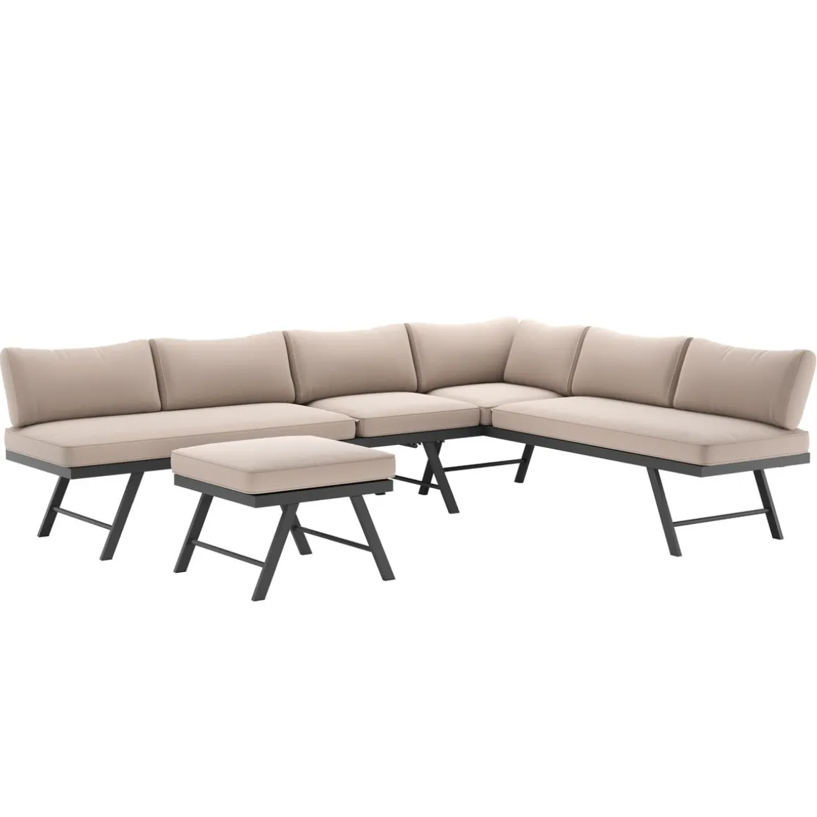Lounge CALVI multifunktional beige/anthrazit