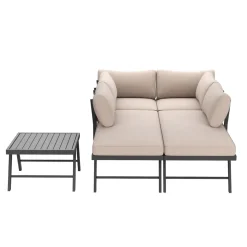 Lounge CALVI multifunktional beige/anthrazit